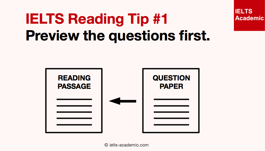 IELTS Reading Tip 1