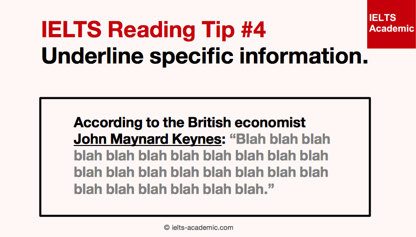 IELTS Reading Tip 4